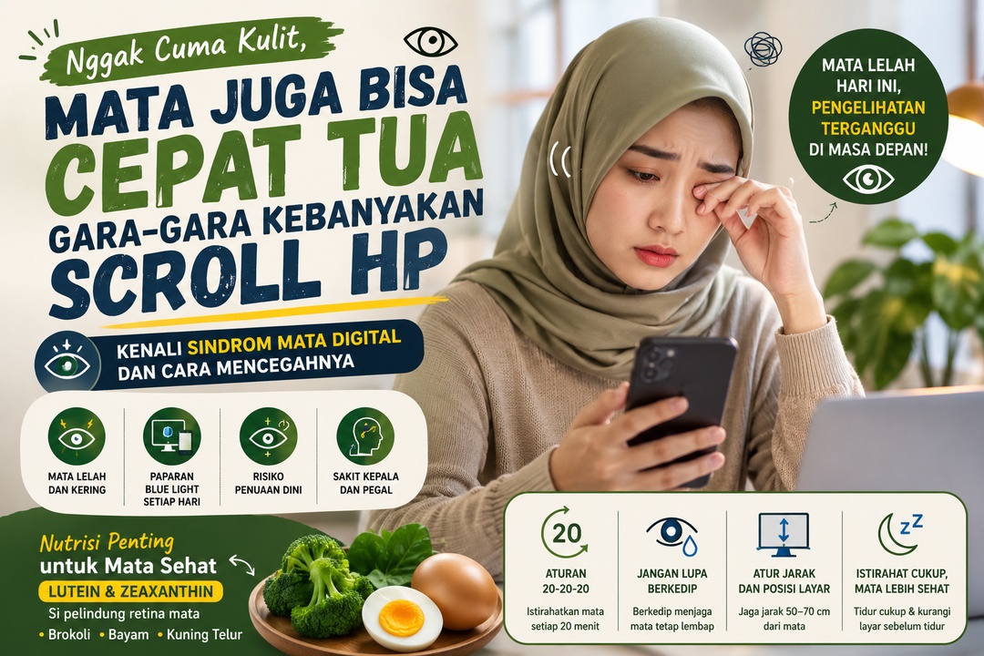 Waspadai Sindrom Mata Digital, Mata Juga Butuh Self Care, Bukan Cuma Skincare | RS Roemani